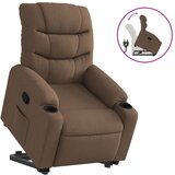 Maison Chic Naslanjač - Relax naslanjač s funkcijo vstajanja rjavo blago, (22062209) Cene
