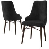 Hanah home Neta set stolica, 46x95x42 cm, 2 dijela, antracit-smeđa | Eponuda.ba