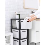 Rotho BRISEN komoda 3&#215;16 L – antracit/bijela | shoptok.hr