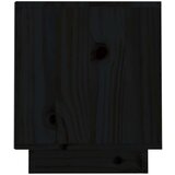 TV omarica črna 100x34x40 cm trdna borovina, (20731634) | Shoptok.si