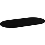 vidaXL Stolna ploča tamnosmeđa 120x60x2 cm ovalna masivna hrastovina | shoptok.hr