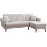 Atelier Del Sofa Bela raztegljiva kotna sedežna garnitura (desni kot) Aqua – cene