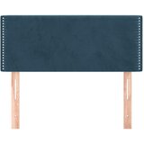  Uzglavlje tamnoplavo 100x5x78/88 cm baršunasto | shoptok.hr