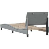  Okvir za krevet bez madraca Hanko svjetlosivi 80x200 cm od tkanine | shoptok.hr