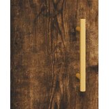  Visoka komoda dimljeni hrast 69 5x34x180 cm konstruiranog drva | shoptok.hr
