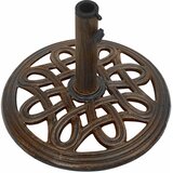  Stalak za suncobran brončani 40 x 40 x 32 cm lijevano željezo | shoptok.hr