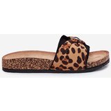 Boto Ladies sandals on cork platform leopard print Mevuna | Shoptok.si