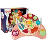  Interactive Baby Panel Toy Music Animal Pink | shoptok.hr