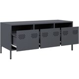 TV ormarić antracit 101,5 x 39 x 43,5 cm hladno valjani čelik | shoptok.hr