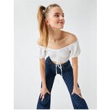Koton Shirred Crop T-Shirt | Shoptok.si