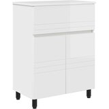 vidaXL Kopalniška enota Bela visok sijaj 60 x 35 x 80 cm, (5000245845) | Shoptok.si