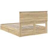  Krevet s od storage Sonoma hrast 140 x 200 cm Konstruirano drvo | shoptok.hr