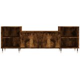 TV ormarić boja dimljenog hrasta 160x35x55 cm konstruirano drvo | shoptok.hr