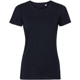 RUSSELL Navy Women's T-shirt Pure Organic Cene
