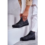 Big Star Women's Sneakers High Warm Black | Shoptok.si