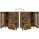  Komoda boja dimljenog hrasta 69 5x34x90 cm konstruirano drvo | shoptok.hr