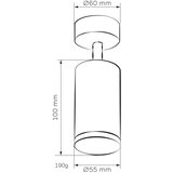  LED RGBW prigušiva kupatilska ugradna spot svetiljka TURYN 1xGU10/6W/230V IP44 crna | Eponuda.com