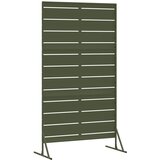  Zaslon za privatnost 100 x 50 x 180 cm Čelik Maslinastozelena | shoptok.hr