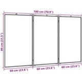  Magnetna bijela ploča sklopiva 180 x 80 x 1 7 cm aluminijska | shoptok.hr