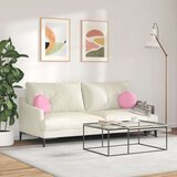 vidaXL Jastučići za sjedenje 2 pcs Ružičasta Ø30 x 13 cm tkanina | shoptok.hr