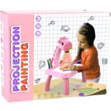 Stol za crtanje s projektorom i raznim nastavcima - rozi dinosaur | shoptok.hr