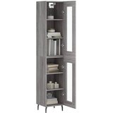  Visoka komoda siva sonome 34,5x34x180 cm od konstruiranog drva | shoptok.hr