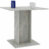  Blagovaonski stol boja betona 80 x 80 x 75 cm konstruirano drvo | shoptok.hr