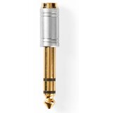 Nedis CAGC23930ME stereo audio adapter, 6.35 mm muški, 3.5 mm ženski, gold plated, metal, siva | Eponuda.com