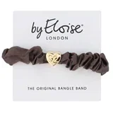 Silk Scrunchie Gold Heart elastika za lase