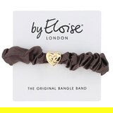 By Eloise London Silk Scrunchie Gold Heart gumice za kosu | shoptok.hr