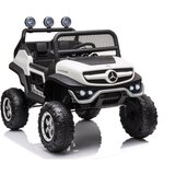 Lean_Toys Otroško vozilo Mercedes Unimog S 12V 4x4 bela lak lea | Shoptok.si