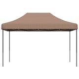  Sklopivi prigodni šator za zabave smeđi 410 x 279 x 315 cm | shoptok.hr