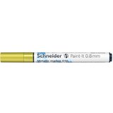 Schneider Flomaster Paint-It metalik marker 010, 0,8 mm, žuti | shoptok.hr