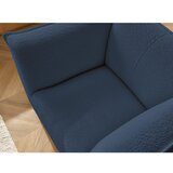 Bobochic Paris Tamno plava fotelja od bouclé tkanine Giorgia – | shoptok.hr