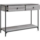  Konzolni stol siva boja hrasta 100x34 5x75 cm konstruirano drvo | shoptok.hr