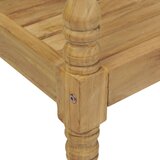  Klupa Batavia s jastukom s uzorkom lišća 150 cm od tikovine | shoptok.hr