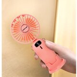 Punjivi džepni ventilator 3W/5V 1200 mAh ružičasti | Eponuda.com