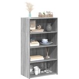  Visoka komoda boje hrasta 70 x 41 x 124 cm konstruirano drvo | shoptok.hr