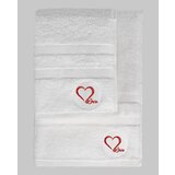 Foutastic Bijeli pamučni set ručnika 2 kom od frotira Love – | shoptok.hr