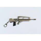 kovinski obesek za ključe v obliki ostrostrelske puške Bolt-Action