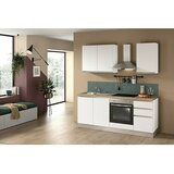 Marinelli Cucine Montažna kuhinja Luce (Širina: 195 cm, Bijela, S električnim uređajima, Sudoper na lijevoj strani) | shoptok.hr