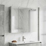  Kopalni&amp;scaron;ka ogledalna omara Betonsko siva 83,5 x 15,5 x 70 cm, (5000233060) Slike