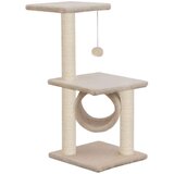 vidaXL penjalica za mačke sa stupovima za grebanje od sisala 65 cm bež | shoptok.hr