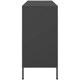  Komoda crna 100,5 x 39 x 79 cm čelik | Eponuda.com
