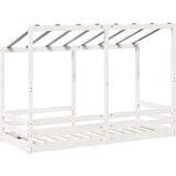  Dječji krevet s krovom bijeli 75 x 190 cm od masivne borovine | Eponuda.com
