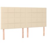  Krevet s oprugama i madracem krem 180x200 cm od tkanine | shoptok.hr