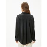 Koton Satin Shirt with Long Sleeves and Buttons | shoptok.hr