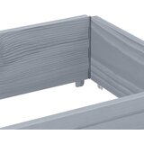  Okviri za palete 3 kom sivi 150x50 cm od masivne borovine | shoptok.hr
