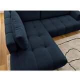 Bobochic Paris Tamno plava sklopiva/s prostorom za odlaganje kutna garnitura (s lijevim kutom/u obliku slova L) Fuji – | shoptok.hr