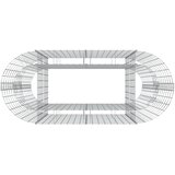  Gabionska povišena gredica od pocinčanog željeza 120x50x100 cm | shoptok.hr